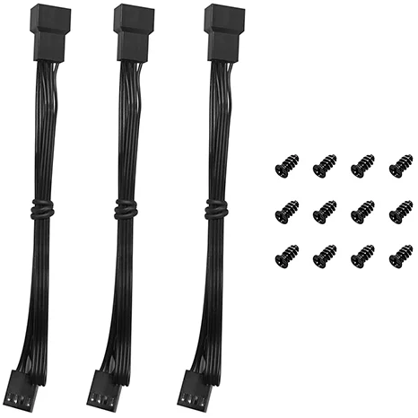 Вентилятор для корпуса DeepCool FD12 V2 (3 шт.) - R-FD12V2-BKNPN3-G - фото 5