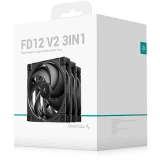 Вентилятор для корпуса DeepCool FD12 V2 (3 шт.) (R-FD12V2-BKNPN3-G)