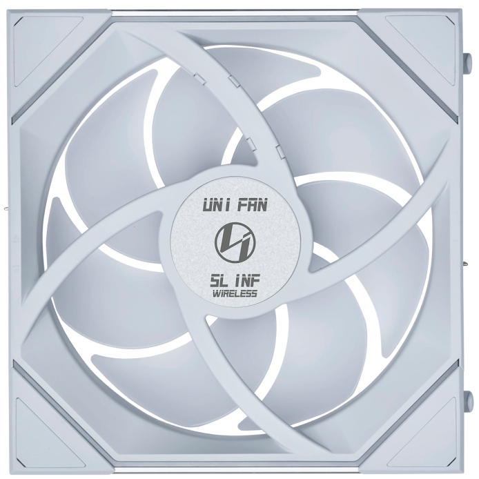 Вентилятор для корпуса Lian Li UNI Fan SL Infinity Wireless 140 Reverse Blade White - G99.14RSLIN1W1W.R0 - фото 5