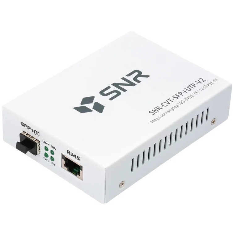 Медиаконвертер SNR SNR-CVT-SFP+UTP-V2