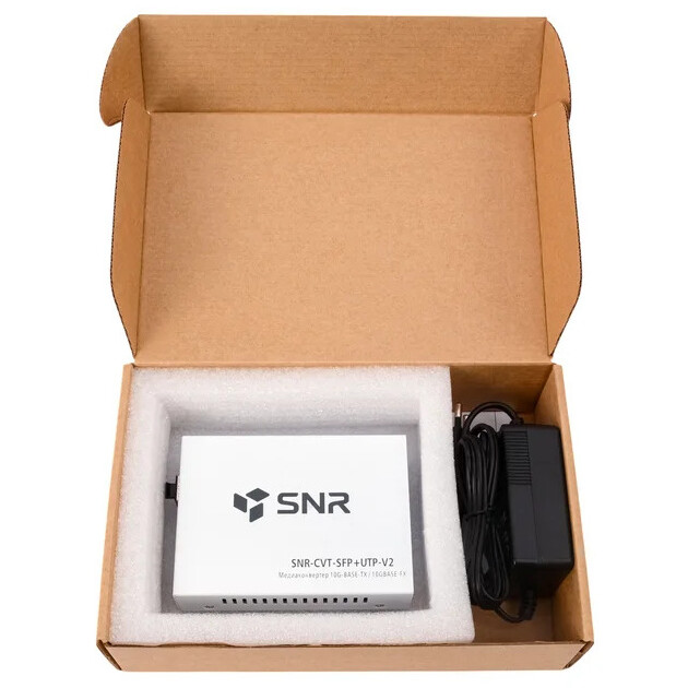 Медиаконвертер SNR SNR-CVT-SFP+UTP-V2 - фото 5