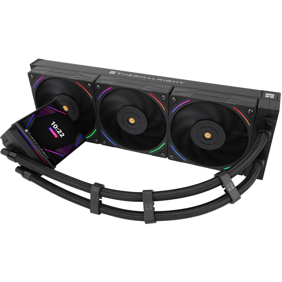 ..... СЖО Thermalright Hyper Vision 360 Black ARGB (0177) Б/У - H-VISION-360-BL-ARGB - фото 2