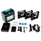 ..... Вентилятор для корпуса Lian Li UNI Fan SL 120 Black (3 шт.) (1022) Б/У (G99.12UF3B.R0)