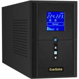 ..... ИБП + батарея ExeGate SineTower SZ-1000.LCD.AVR.2SH.1C13.USB + 2x DT 1233 (7042) из ремонта (EX296791RUS)