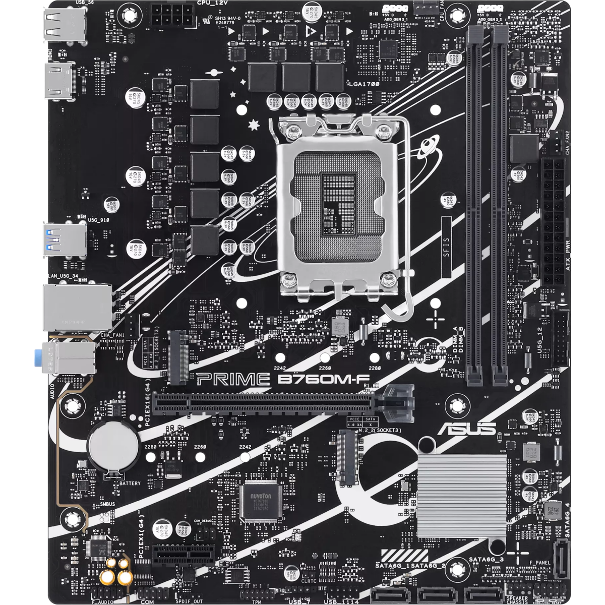 Материнская плата ASUS PRIME B760M-F