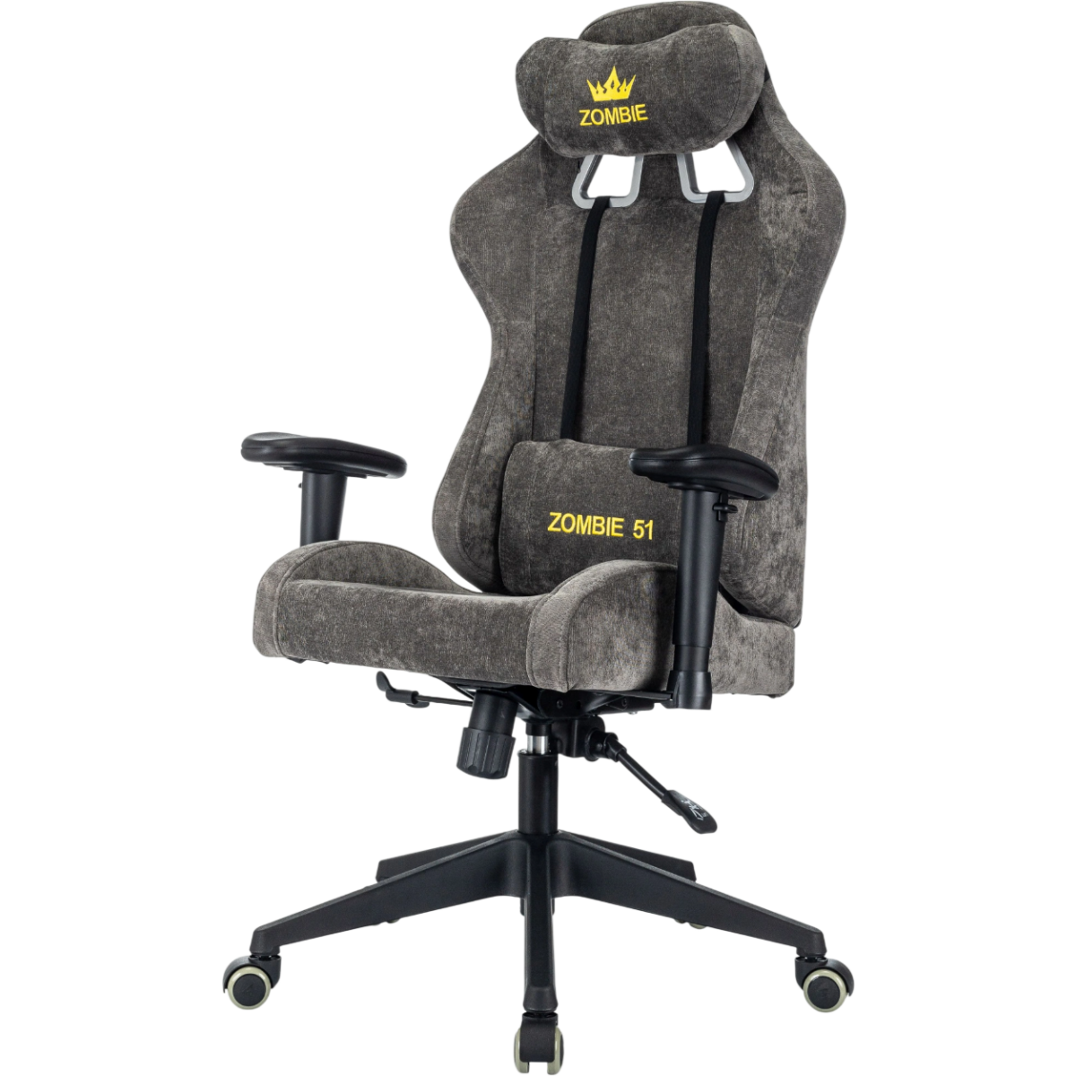 Игровое кресло Бюрократ Zombie 51 Grey - ZOMBIE 51 GR - фото 3