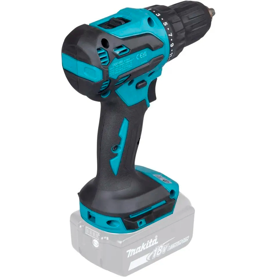 Дрель-шуруповёрт Makita DDF490Z - фото 5