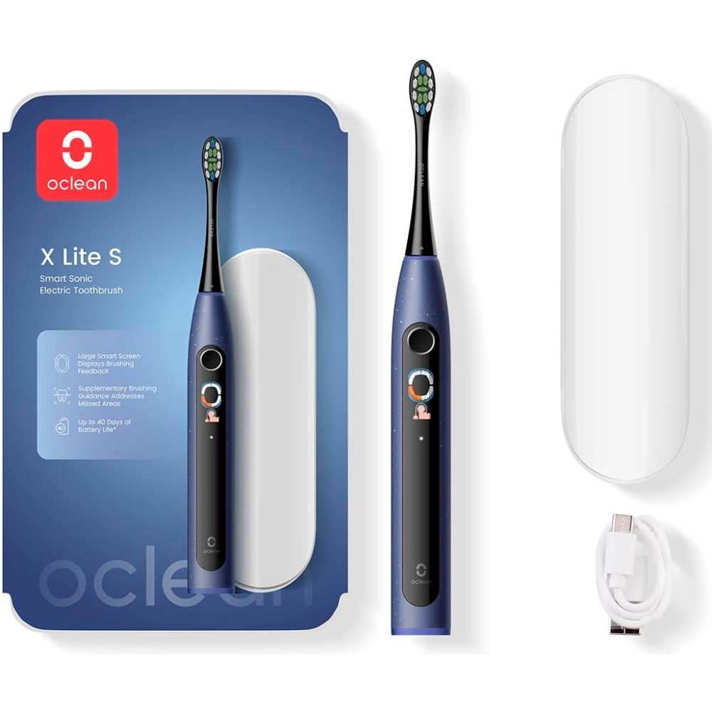 Зубная щётка Oclean X Lite Set Dark Blue - 6970810556407 - фото 2