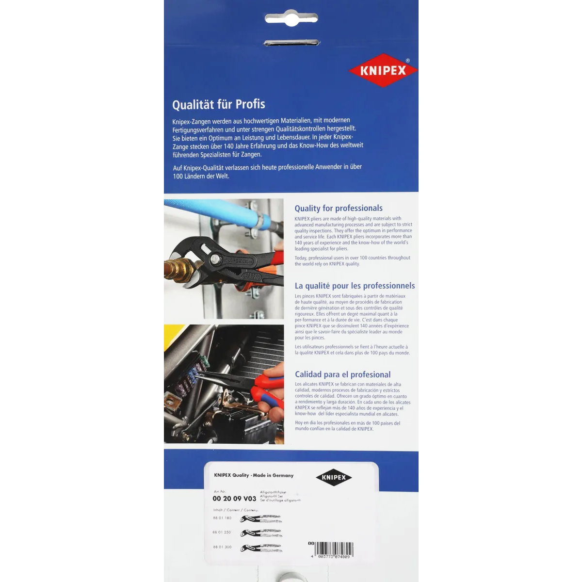 Набор инструментов KNIPEX KN-002009V03 - фото 5