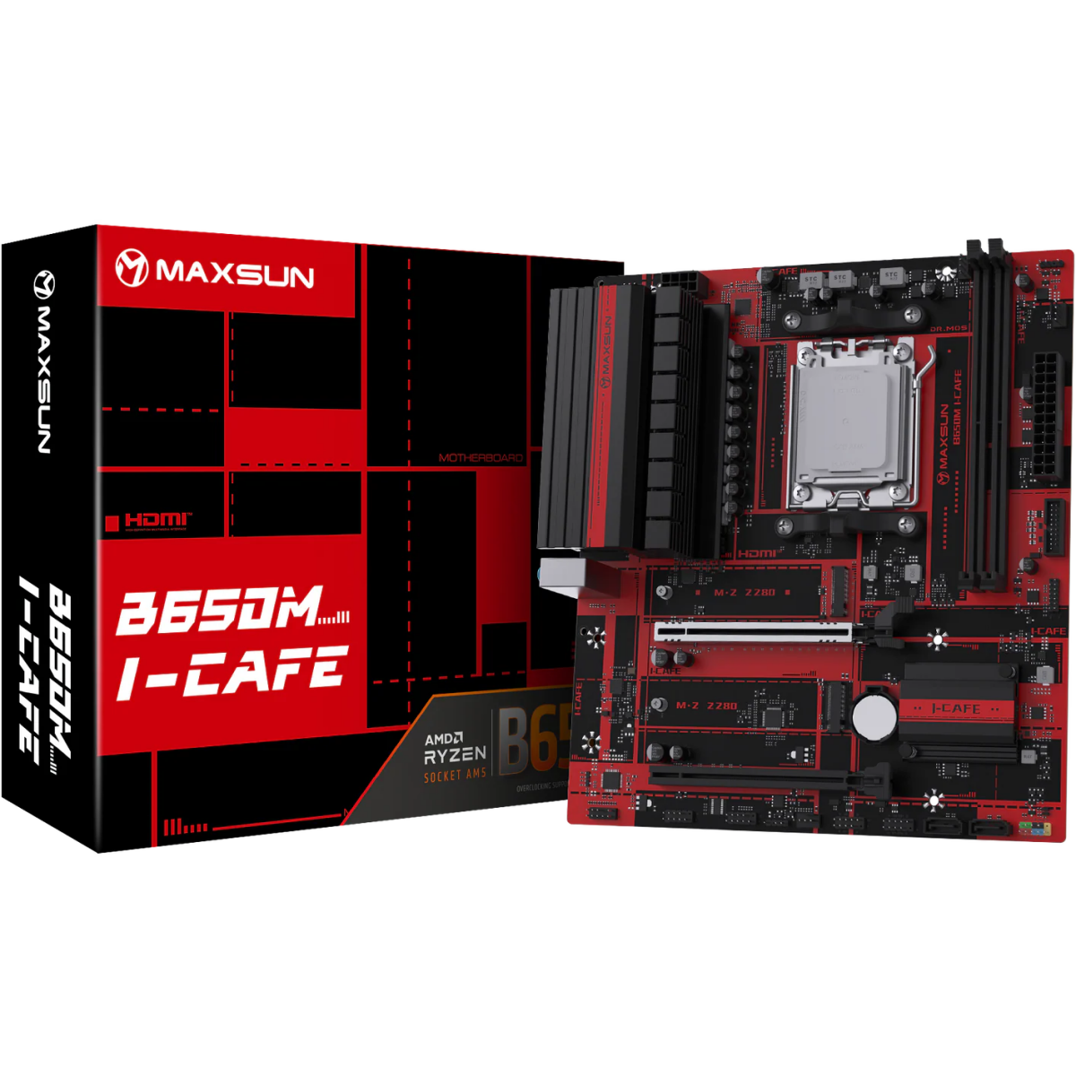 Материнская плата Maxsun B650M I-CAFE - MS-B650M I-CAFE - фото 5