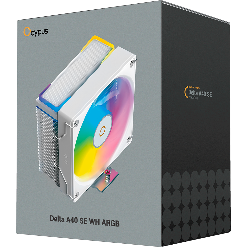 Кулер Ocypus Delta A40 SE WH ARGB - Delta-A40-WH1AAWN00S-GL - фото 9