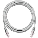 Патч-корд NETLAN EC-PC4UD55B-BC-LSZH-010-GY-10, 1м, 10 шт.
