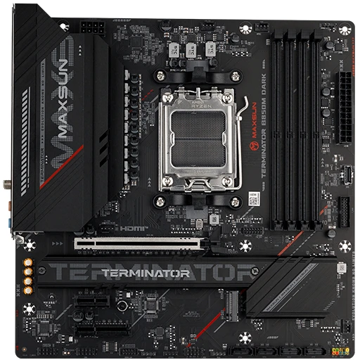 Материнская плата Maxsun Terminator B850M DARK WIFI - MS-Terminator B850M DARK WIFI