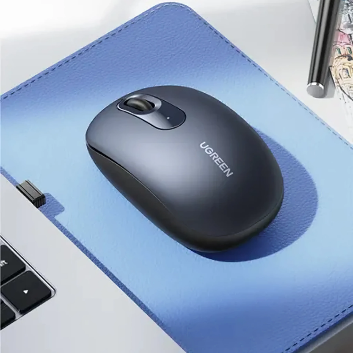 Мышь UGREEN HM102 Blue (75991) - фото 2