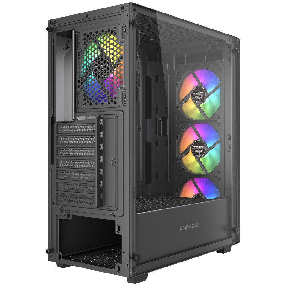 Корпус Powercase Mistral S4B ARGB Black - CMSB-A4 - фото 6