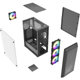 Корпус Powercase Mistral S4B ARGB Black (CMSB-A4)