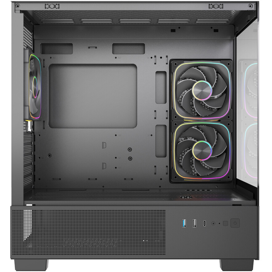 Корпус Powercase Vision Micro S4B Black - VMMSHB-A3 - фото 5