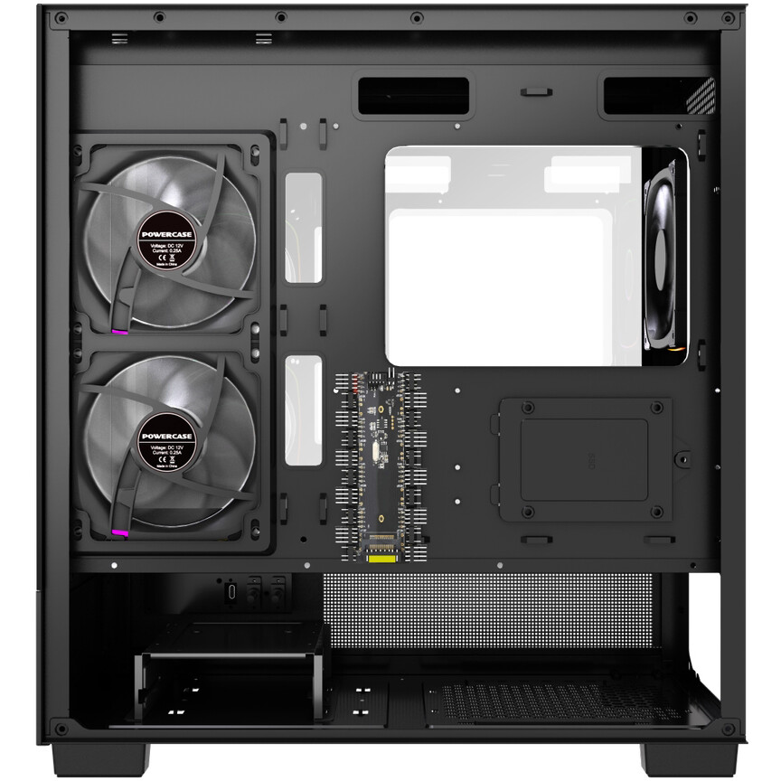 Корпус Powercase Vision Micro S4B Black - VMMSHB-A3 - фото 6