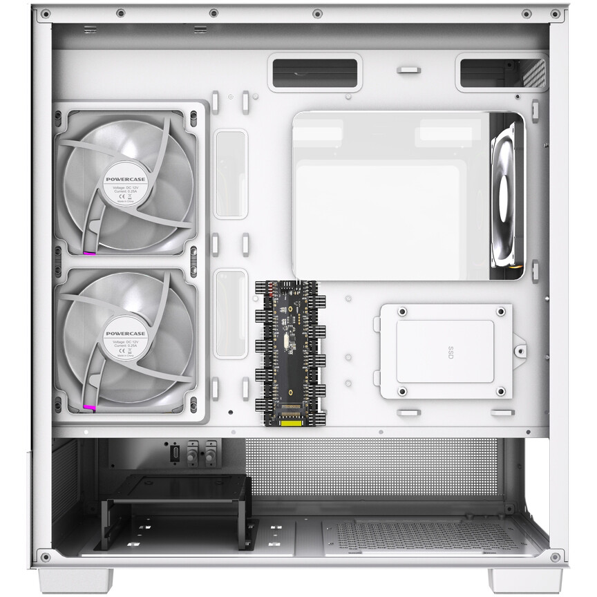 Корпус Powercase Vision Micro S4W White - CVMMSHW-A3 - фото 6