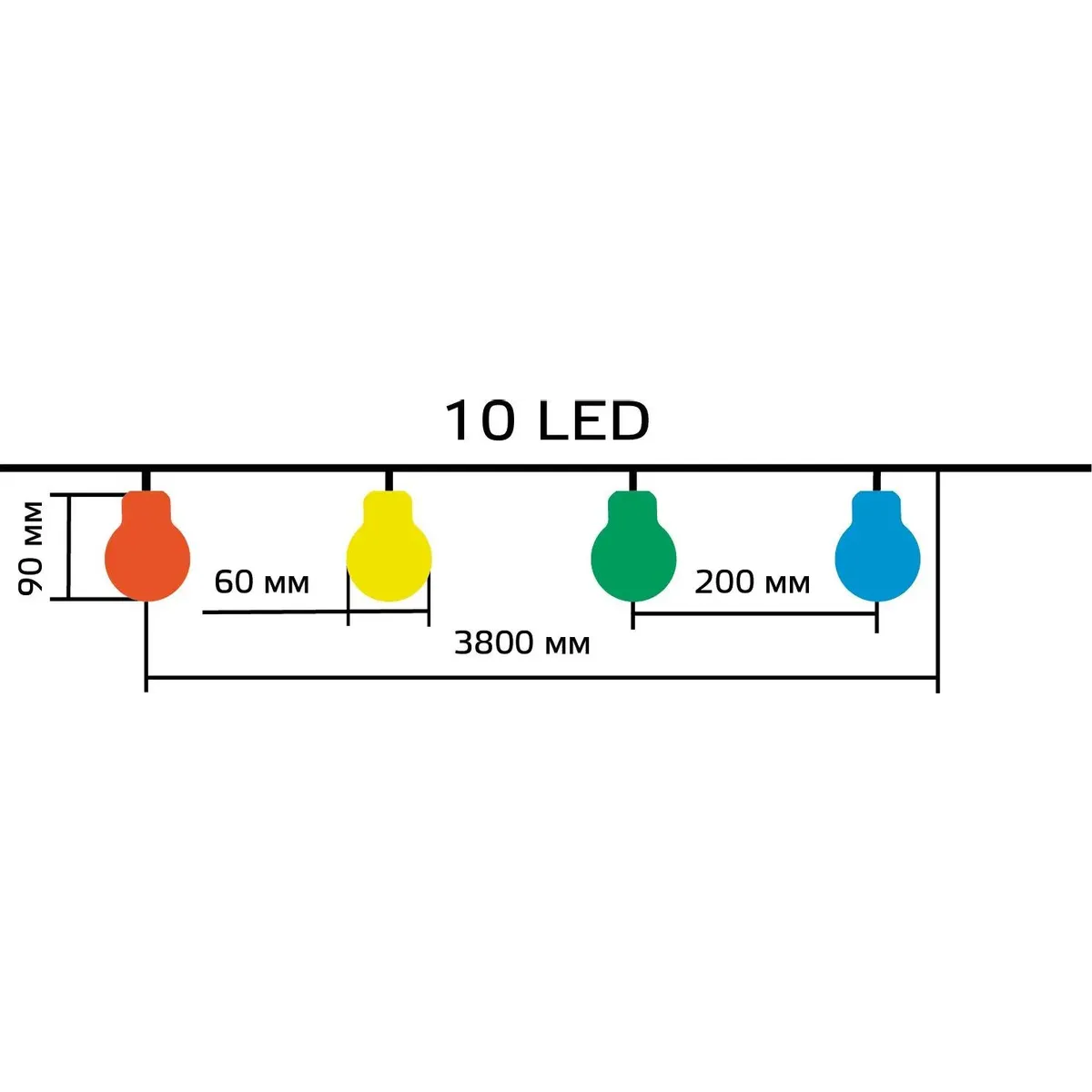 Гирлянда Gauss GS035 - фото 3