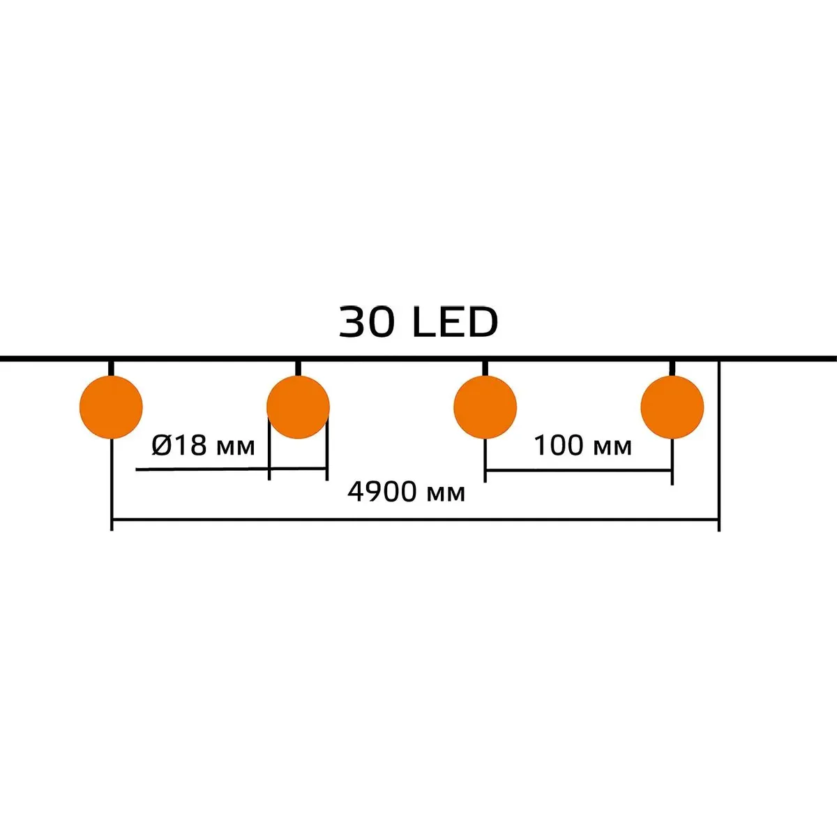 Гирлянда Gauss GS032 - фото 6