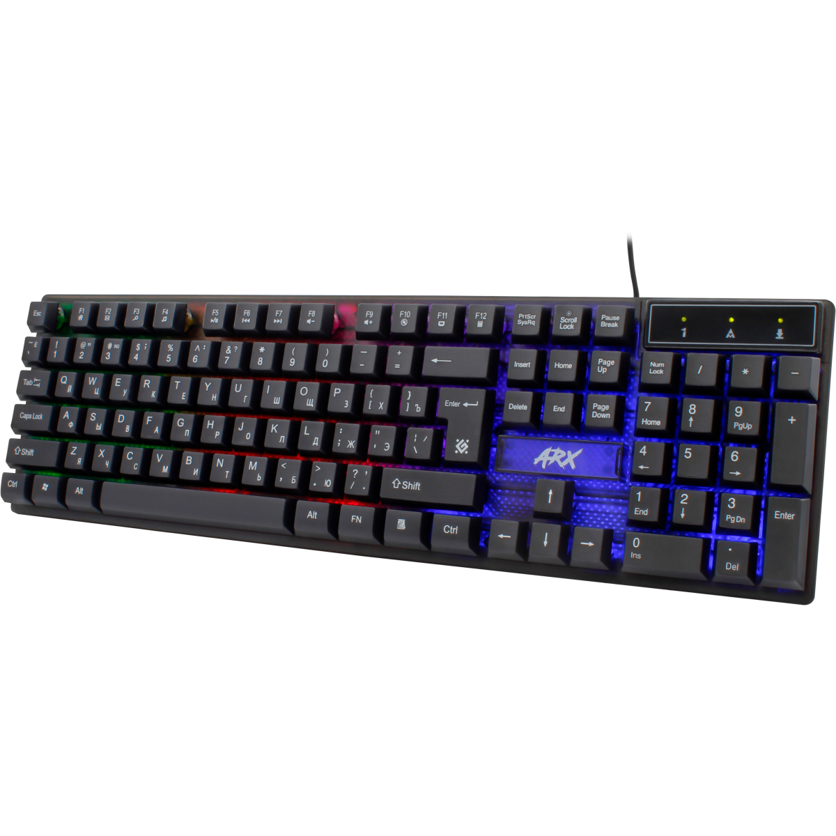 Клавиатура Defender Arx GK-196L Black (45186) - фото 2