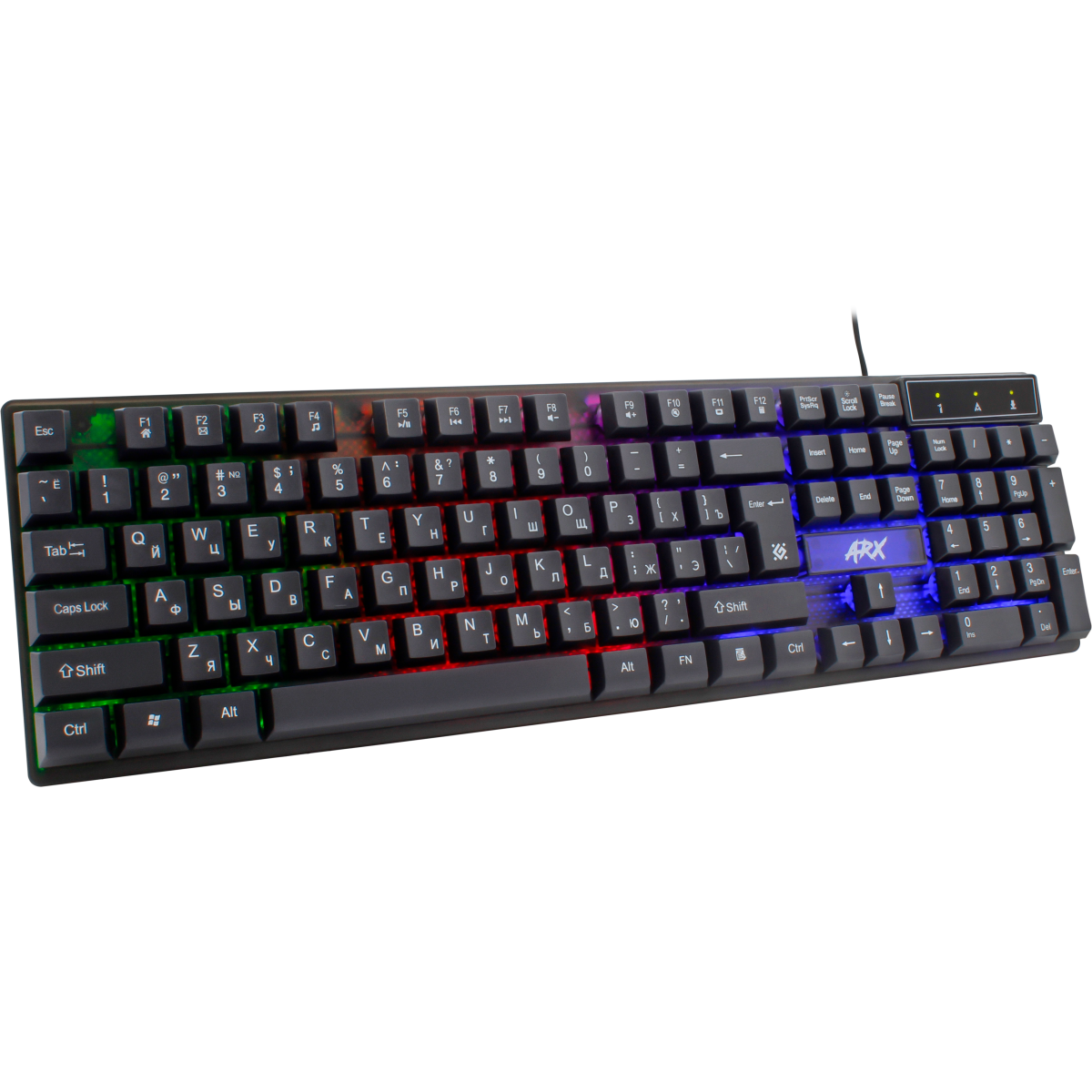 Клавиатура Defender Arx GK-196L Black (45186) - фото 3