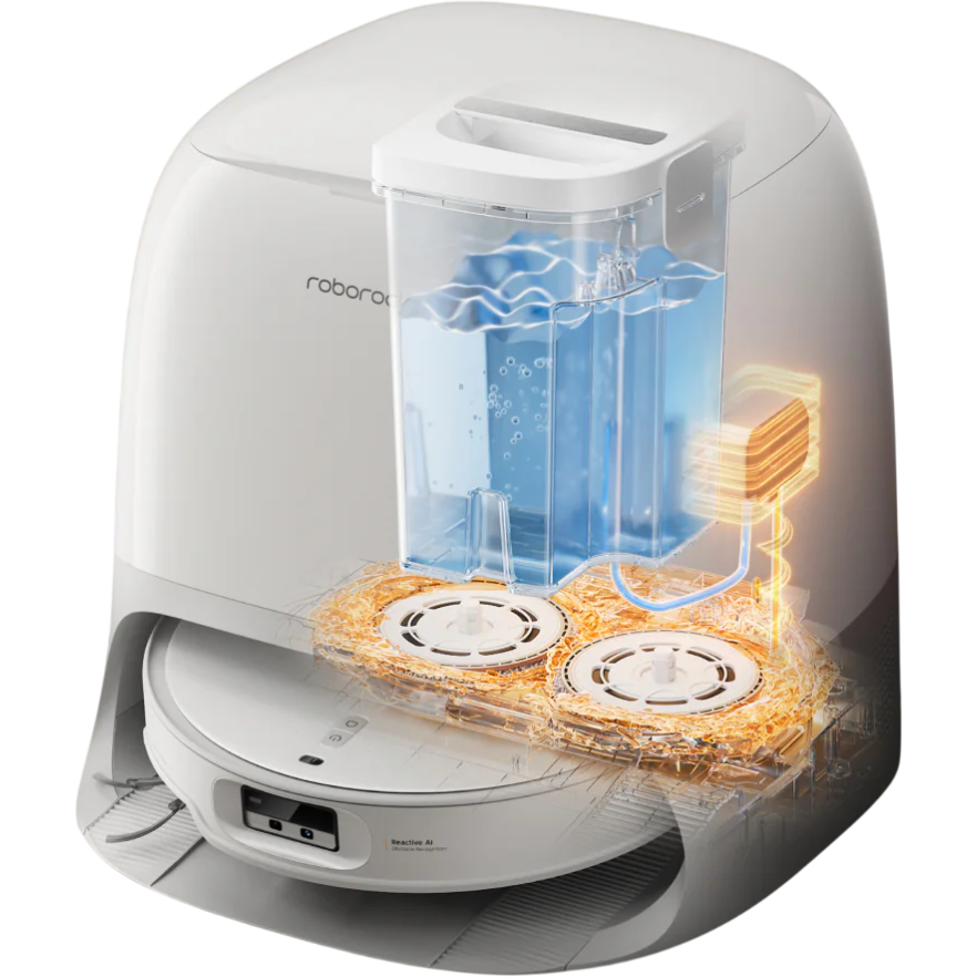 Робот-пылесос Roborock Qrevo CurvX White - QRCX02-02 - фото 10