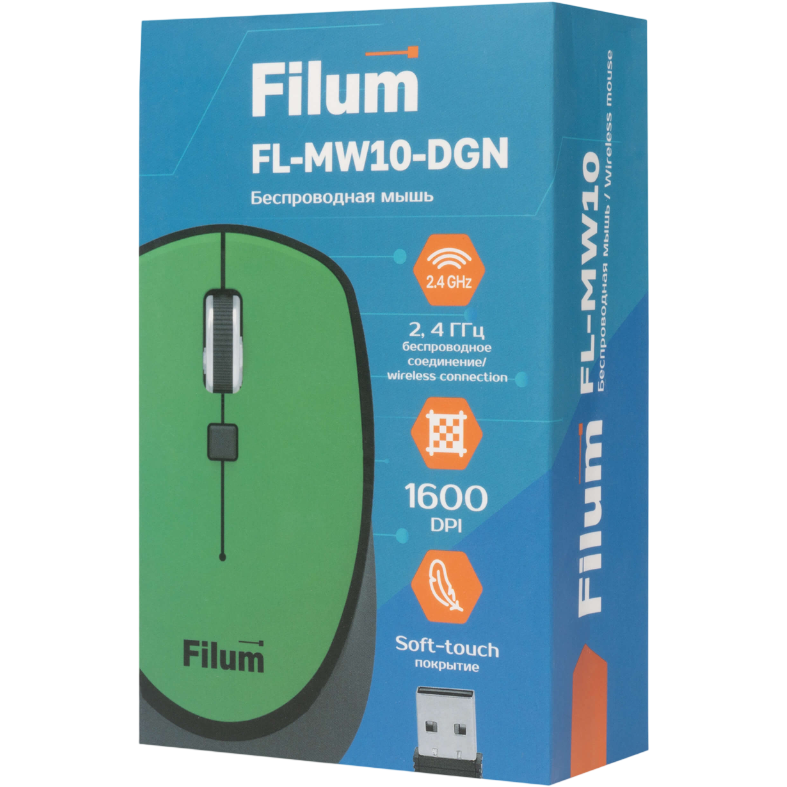 Мышь Filum FL-MW10-DGN - фото 7
