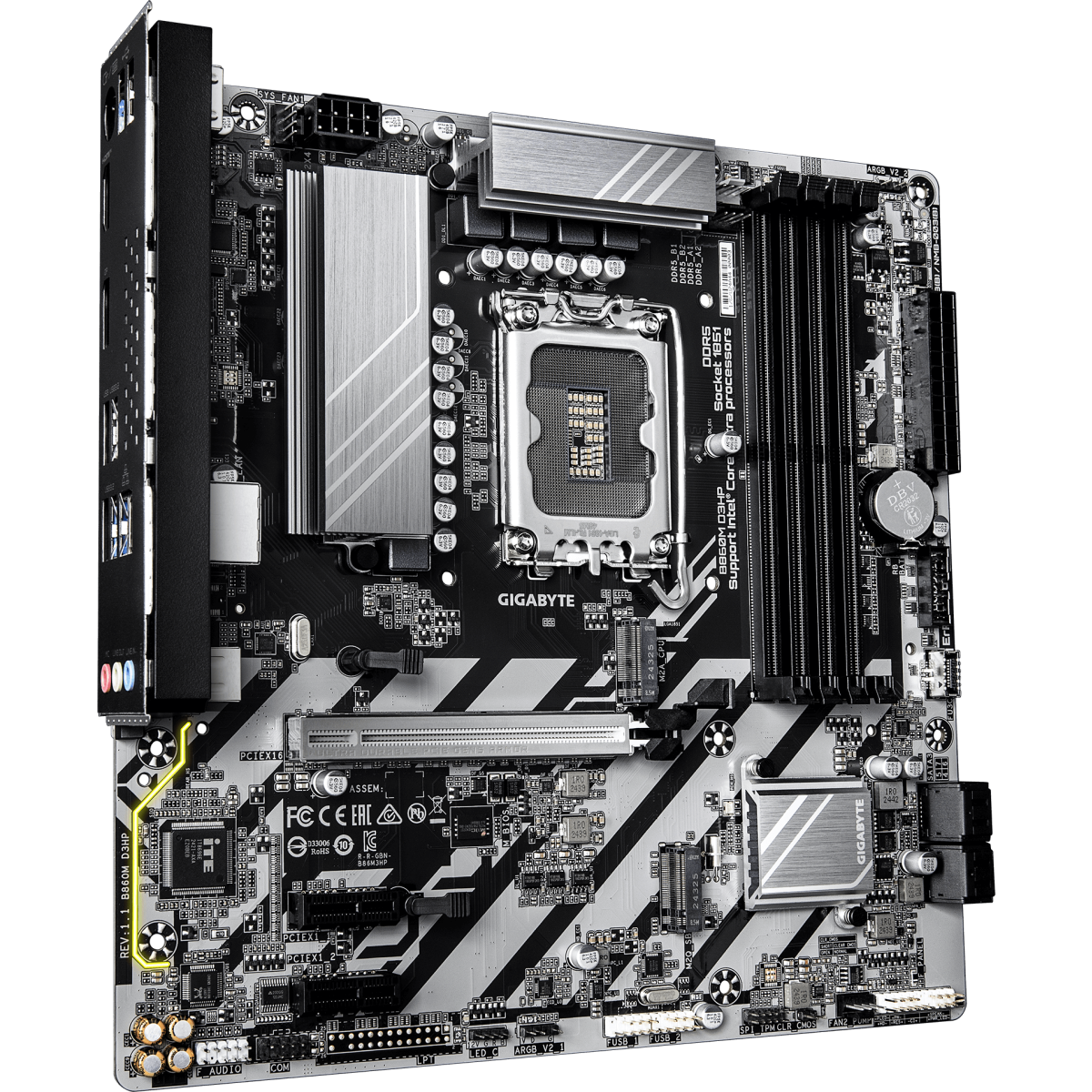 Материнская плата Gigabyte B860M D3HP (rev. 1.1) - фото 2