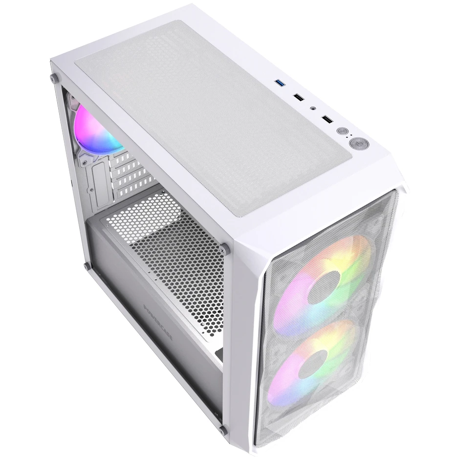 Корпус Powercase Mistral Micro A3W ARGB V2 White - CMMAW-A3-V2 - фото 4