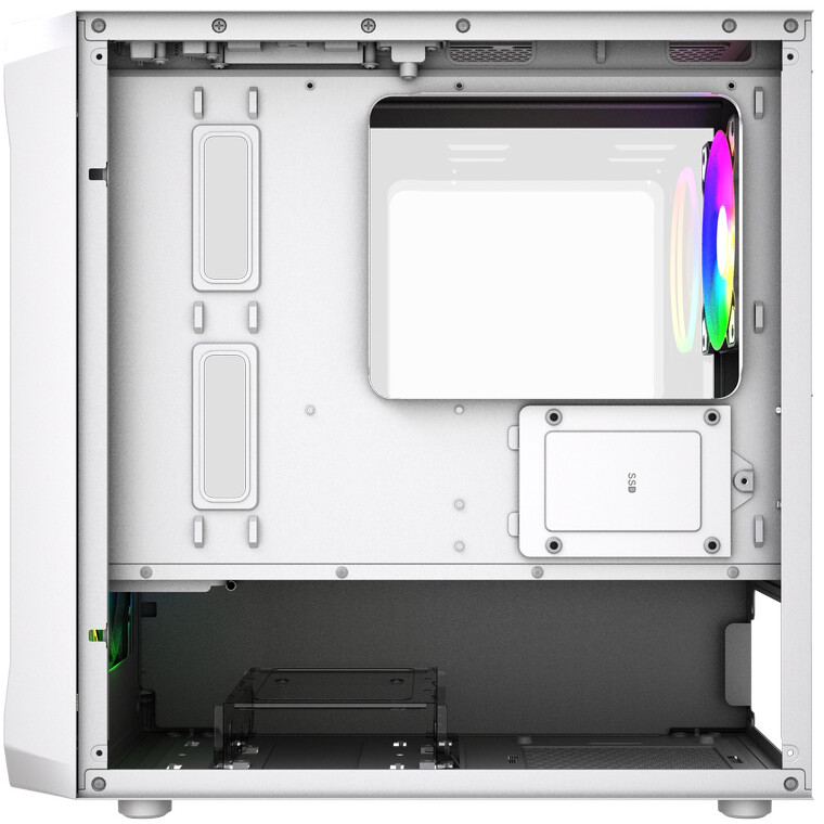 Корпус Powercase Mistral Micro A3W ARGB V2 White - CMMAW-A3-V2 - фото 6