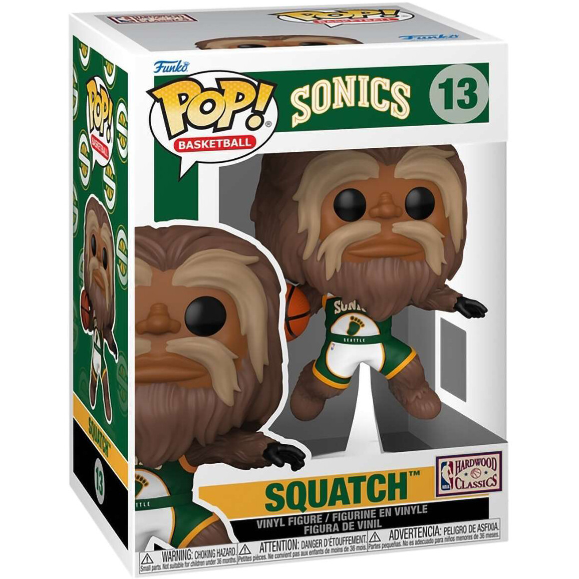 Фигурка Funko POP! NBA Mascots Sonics Sasquatch - 89151 - фото 2