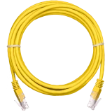 Патч-корд NETLAN EC-PC4UD55B-BC-PVC-020-YL-10, 2м (10 шт.)