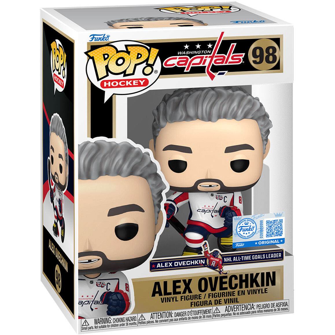 Фигурка Funko POP! NHL Capitals Alex Ovechkin - 92301 - фото 2