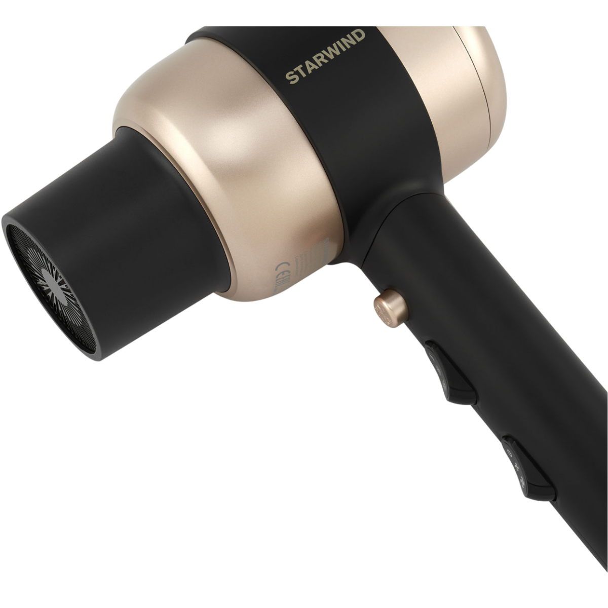 Фен Starwind SHD 7072 Black/Gold - фото 4