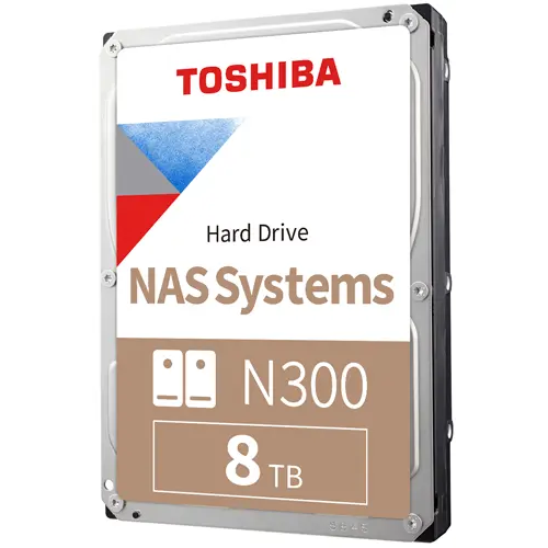 Жёсткий диск 8TB SATA-III Toshiba N300 NAS (HDWG780UZSVA)
