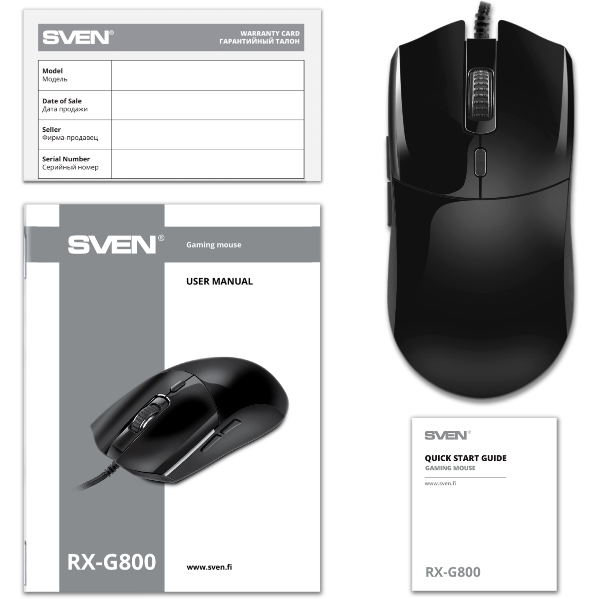 Мышь Sven RX-G800 Black - SV-021832 - фото 13