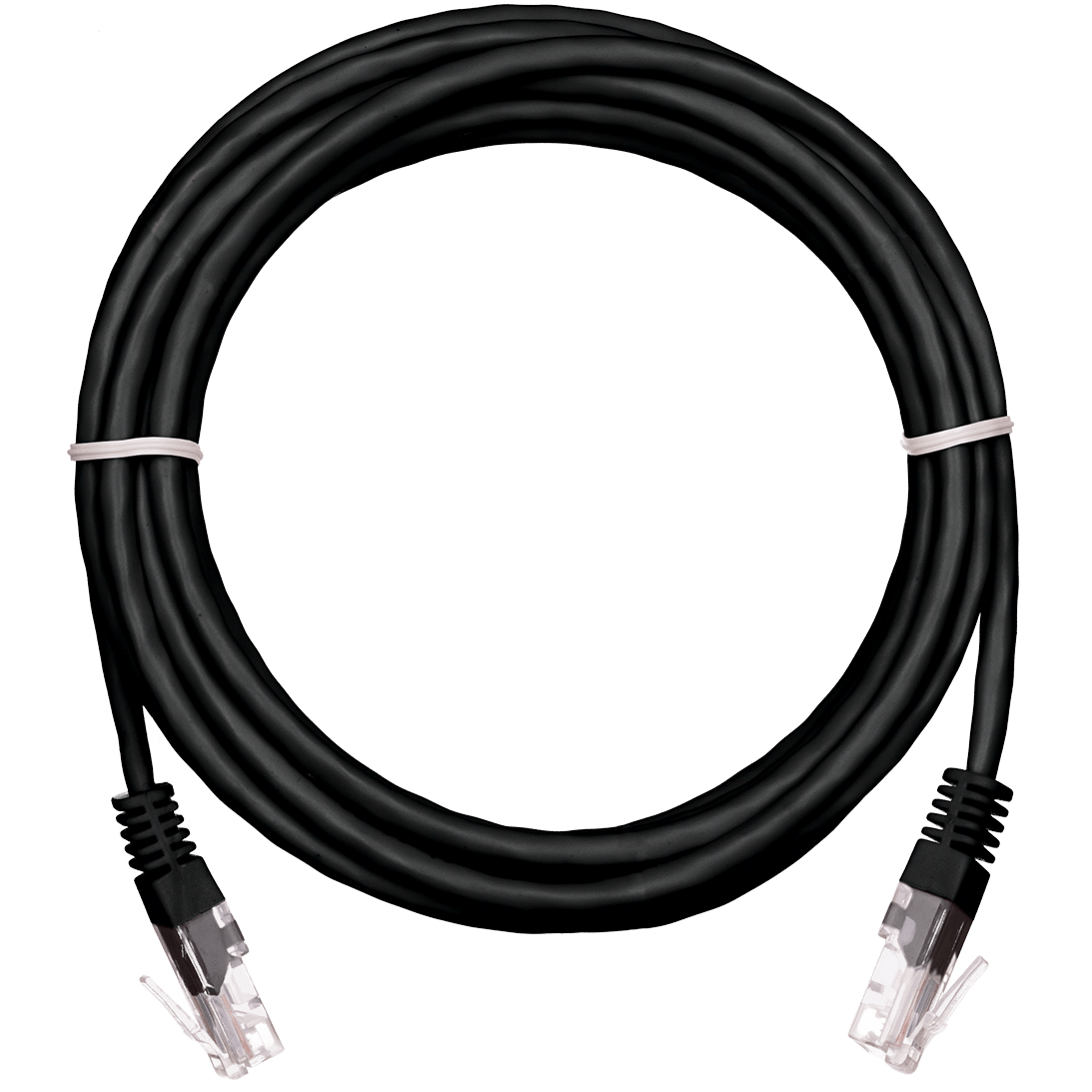 Патч-корд NETLAN EC-PC4UD55B-BC-PVC-050-BK-10, 5м (10 шт.)