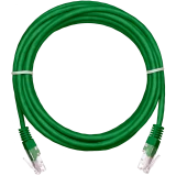 Патч-корд NETLAN EC-PC4UD55B-BC-PVC-010-GN-10, 1м (10 шт.)