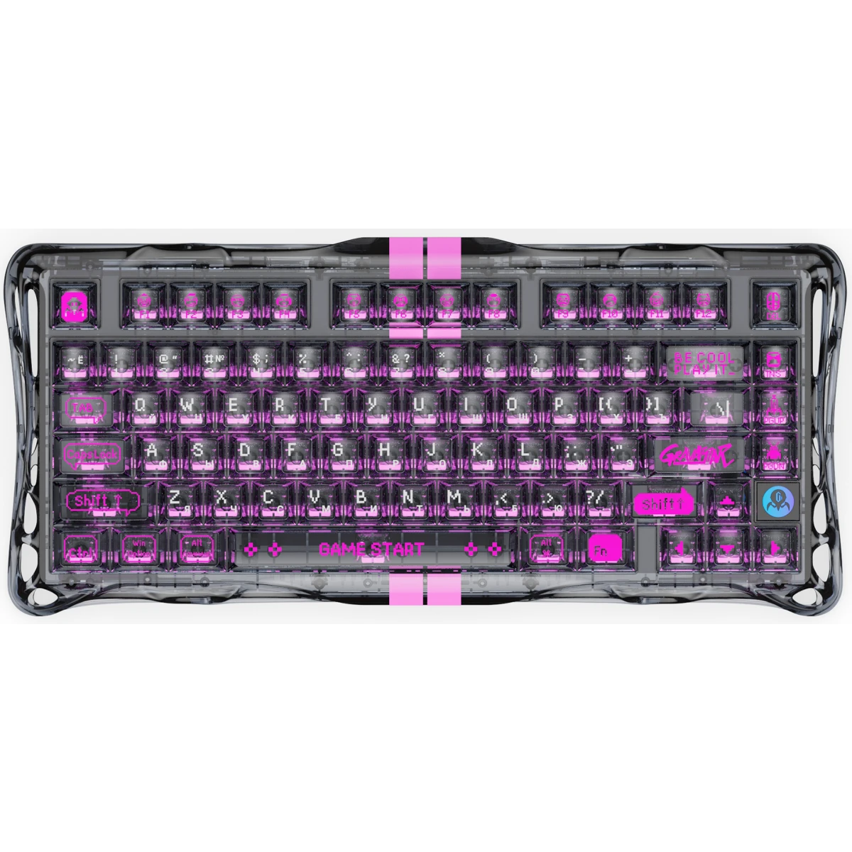 Клавиатура Gravastar Mercury V75 Lite Transparent Black