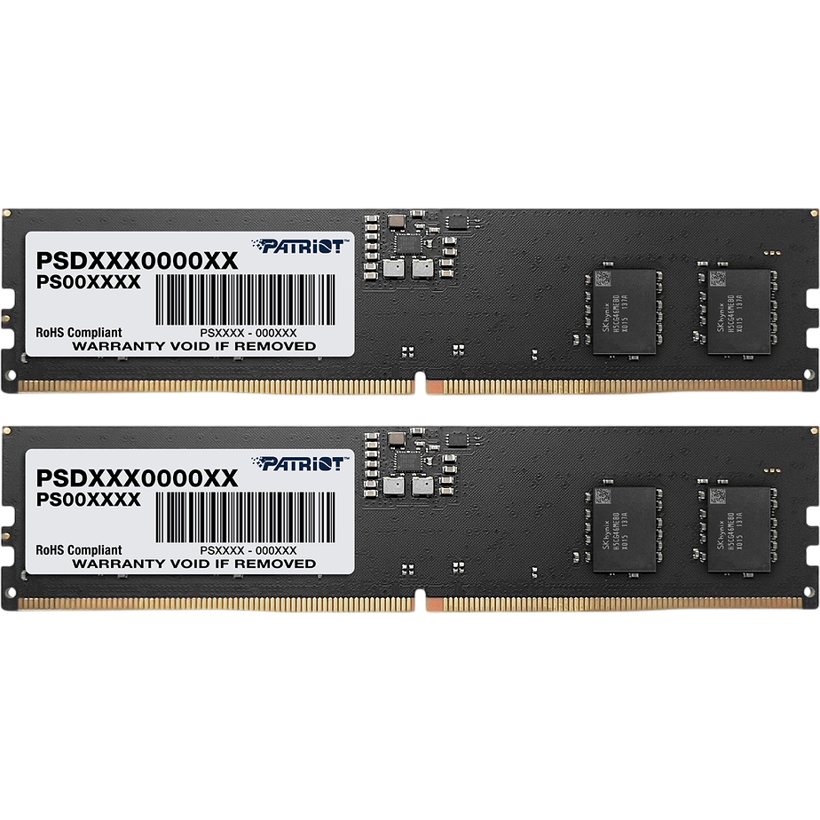 Оперативная память 64Gb DDR5 5600MHz Patriot Signature (PSD564G5600K) (2x32Gb KIT)