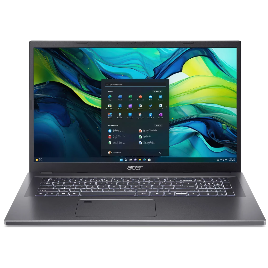 Ноутбук Acer Aspire 17 A17-51M-54AL - NX.JERER.001