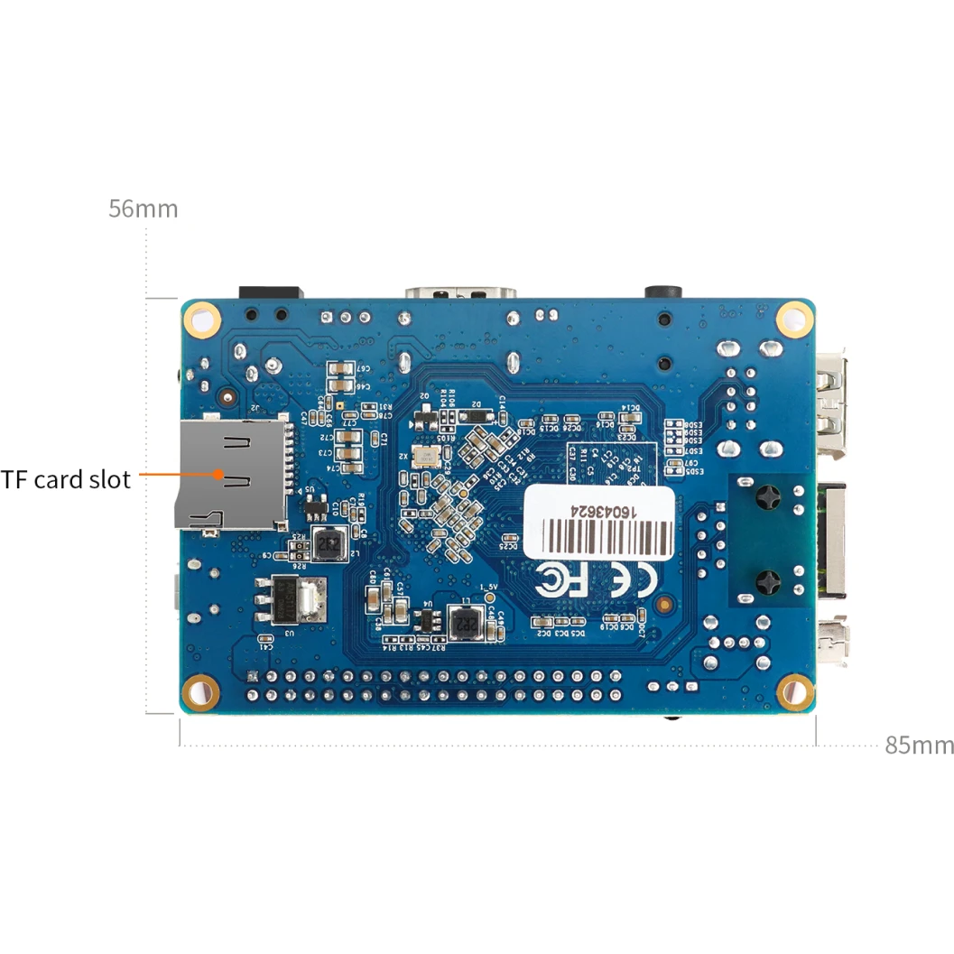 Одноплатный компьютер Orange Pi PC 1Gb - фото 6