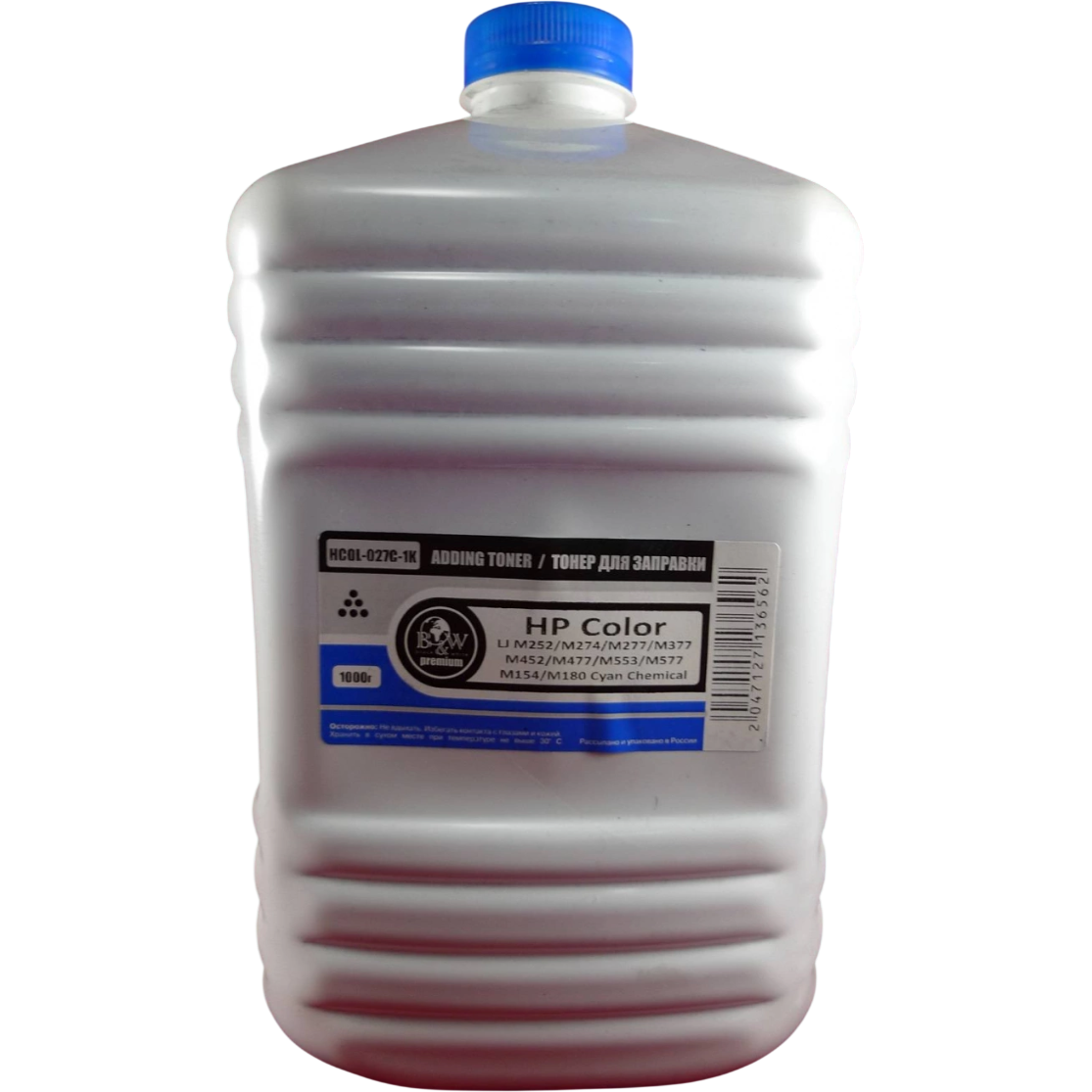 Тонер Black&White HCOL-027C-1K Cyan