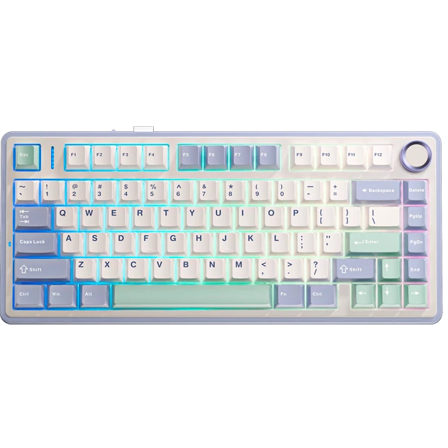 Клавиатура AULA F75 Purple/Beige/Green (Reaper Switches)