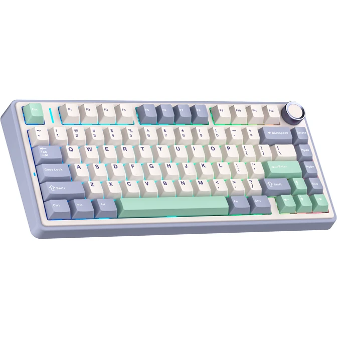 Клавиатура AULA F75 Purple/Beige/Green (Reaper Switches) - фото 2