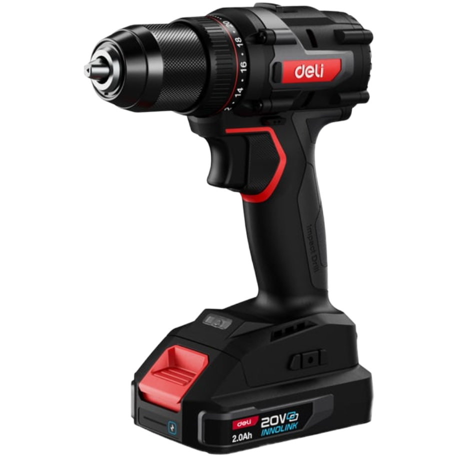 Дрель-шуруповёрт Deli DE-DZ20-2