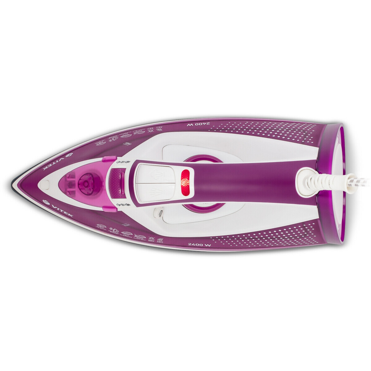 Утюг VITEK VT-8346 White/Violet - фото 3