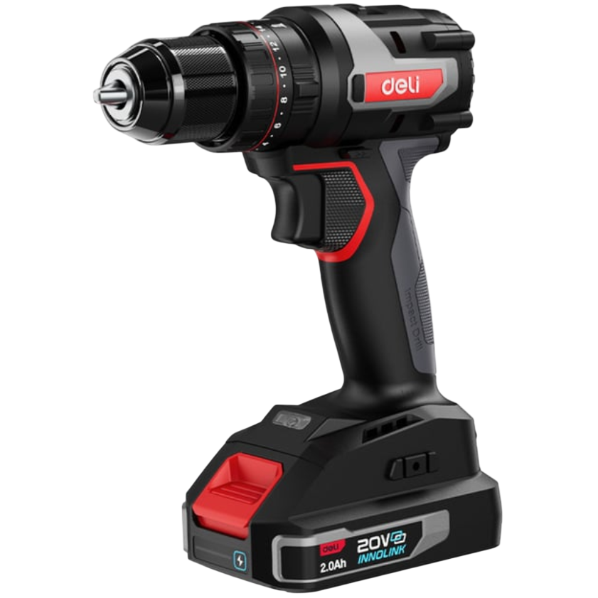 Дрель-шуруповёрт Deli DE-CZ20-2